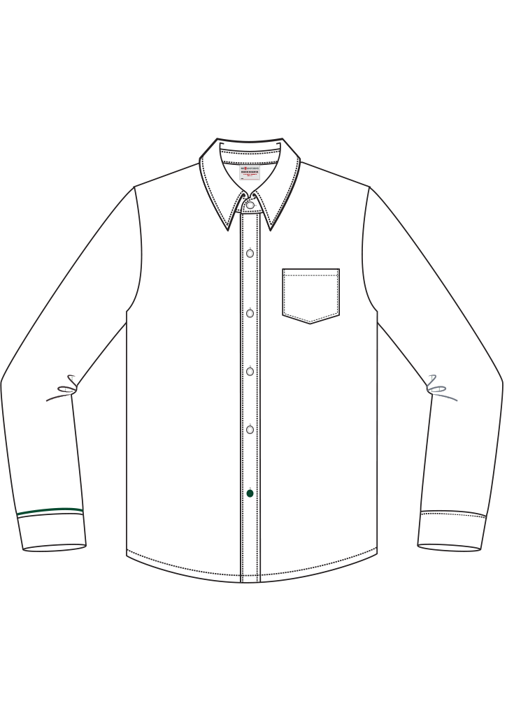 Papanui High School Year 13 LS Shirt White