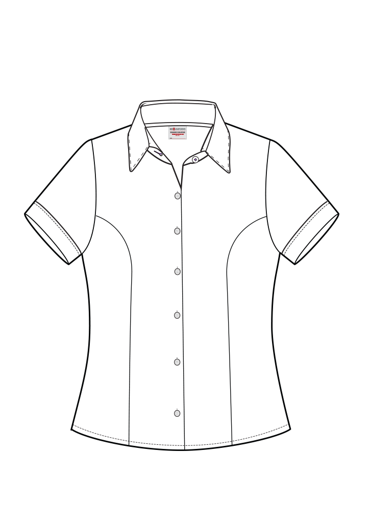 Papanui High School Year 13 SS Blouse White