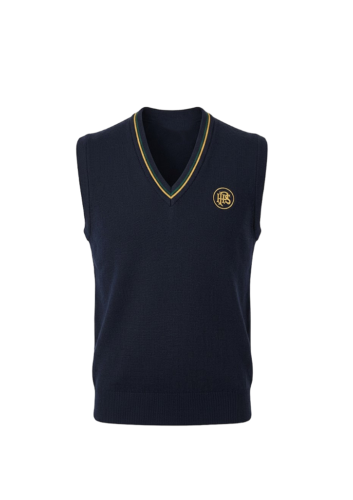 Papanui High School Vest Navy/Forest/Gold